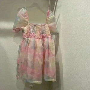 Women’s Rainbow Baby Doll Dress Size: L